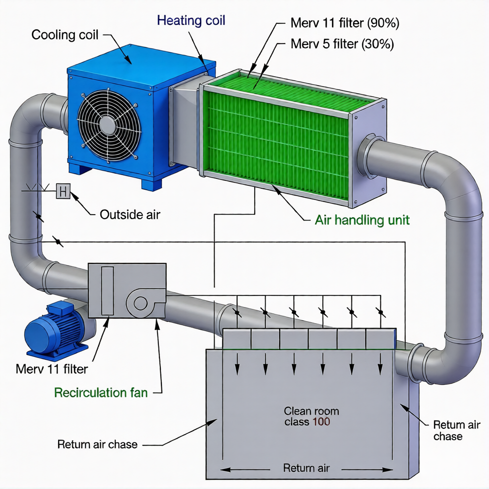การออกแบบห้องทำความสะอาด: โซลูชั่นความเชี่ยวชาญ และคำแนะนำ 10 ขั้นตอนทีละขั้นตอน