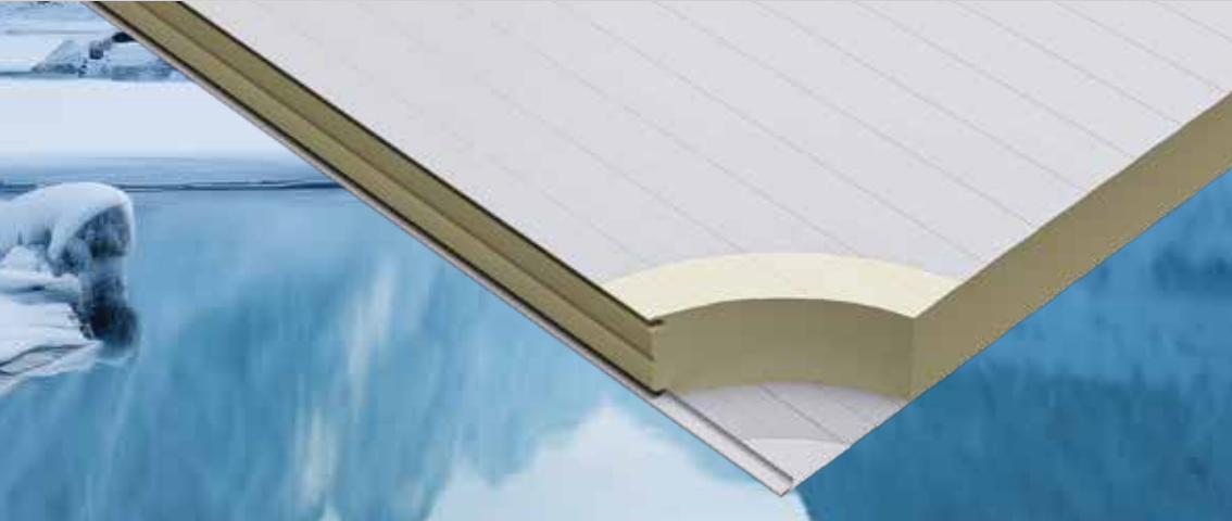 กระแสน้ำร้อน - ความร้อนต่ำแผงจัดเก็บข้อมูลโพลียูรีเทนเย็น