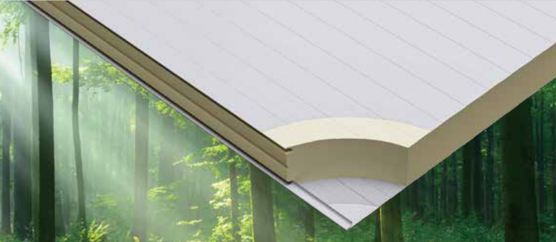 ชีวมวล ที่สมดุลโพลียูรีเทนแผงจัดเก็บความเย็น